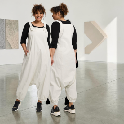 Kekoo tuinbroek`Niva' off white