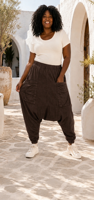 Curvy-Zouavebroek-bruin
