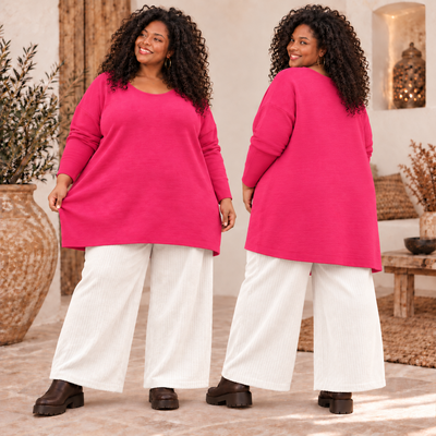 Comfortabele Oversized Trui in – Roze