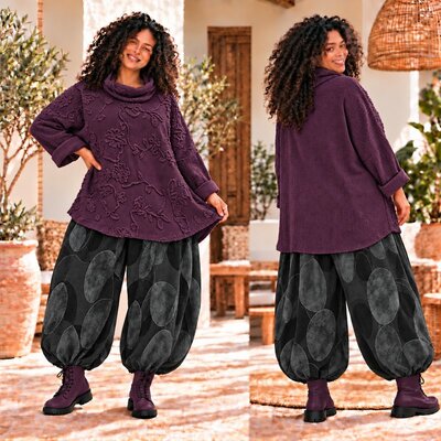 Tuniek-Corduroy-Paars -met-Leuke-Stofdetails